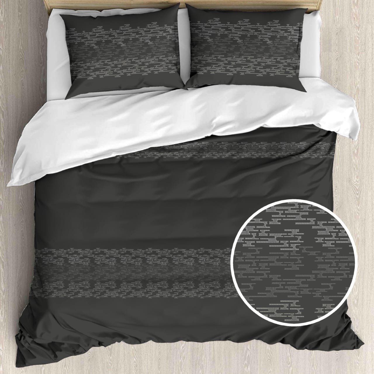 Luxury Satin Cotton King Size Bedsheet with 2 Pillow Covers – 210 TC (2.75m x 2.75m)