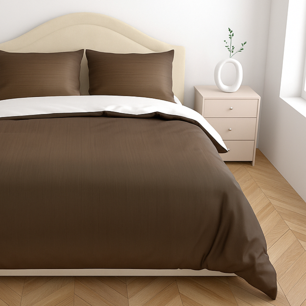 Luxury Cotton King Size Double Bedsheet with 2 Pillow Covers – 180 TC