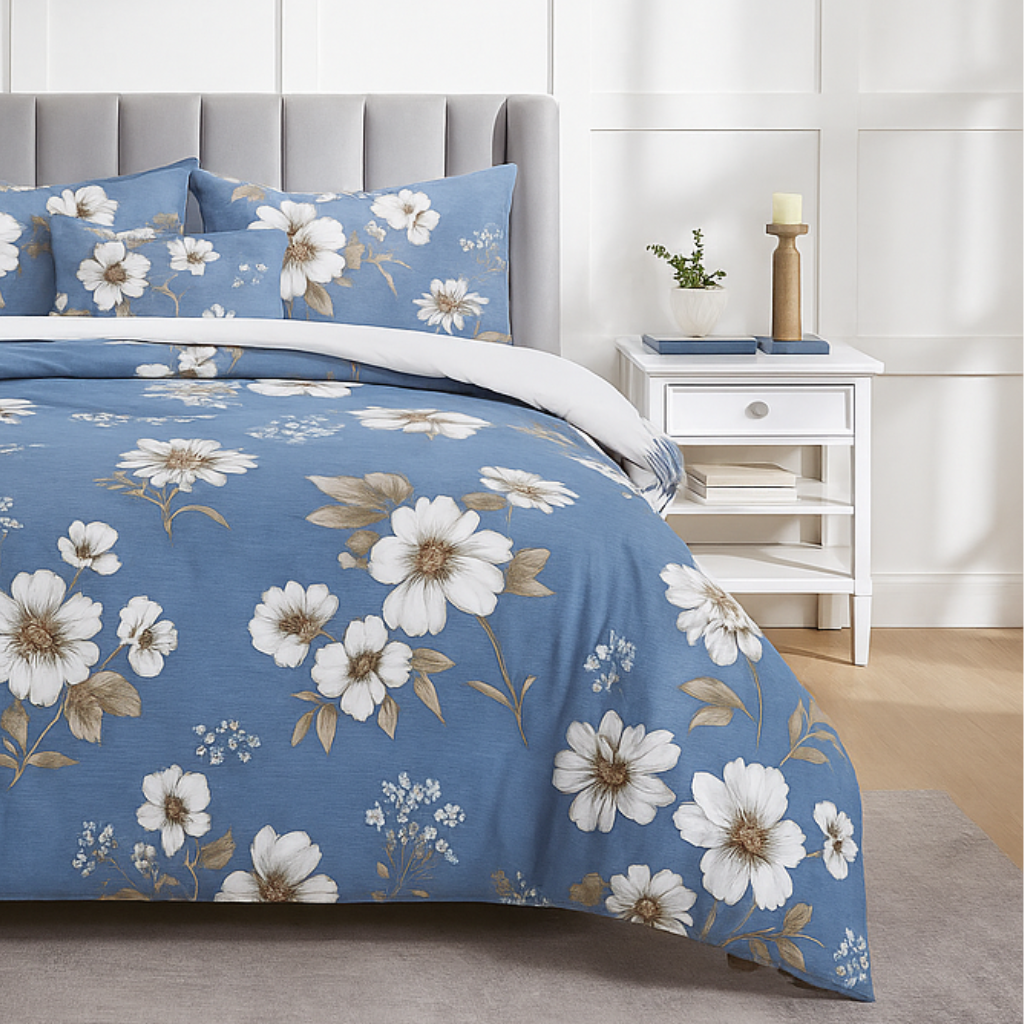 Luxury Micro Fabric Comforter Set – 4 Pieces