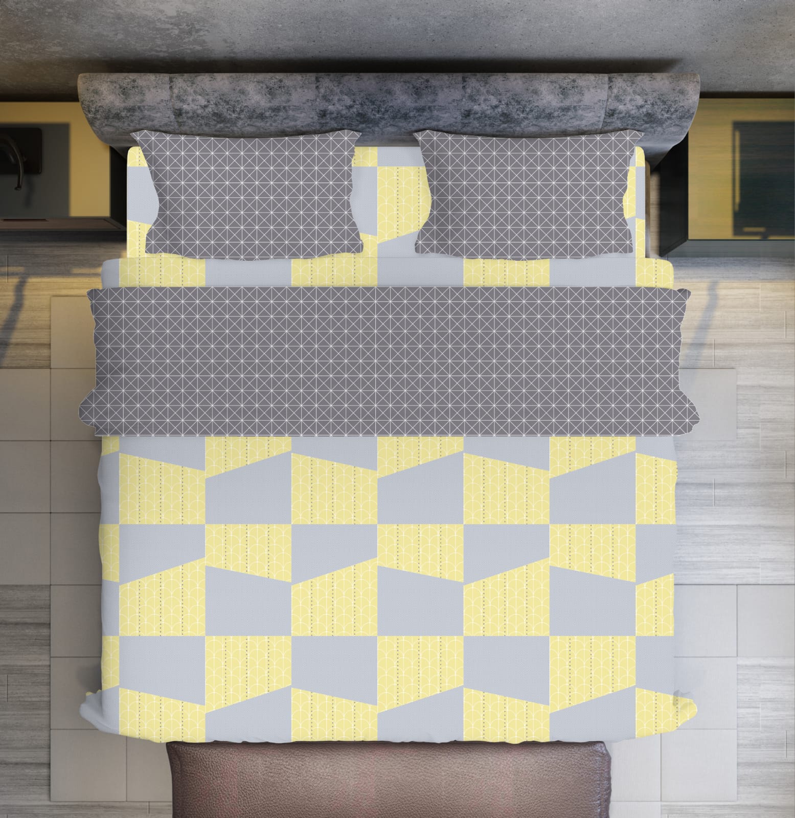 Reversible Microfiber Ultrasonic Comforter – Double Bed