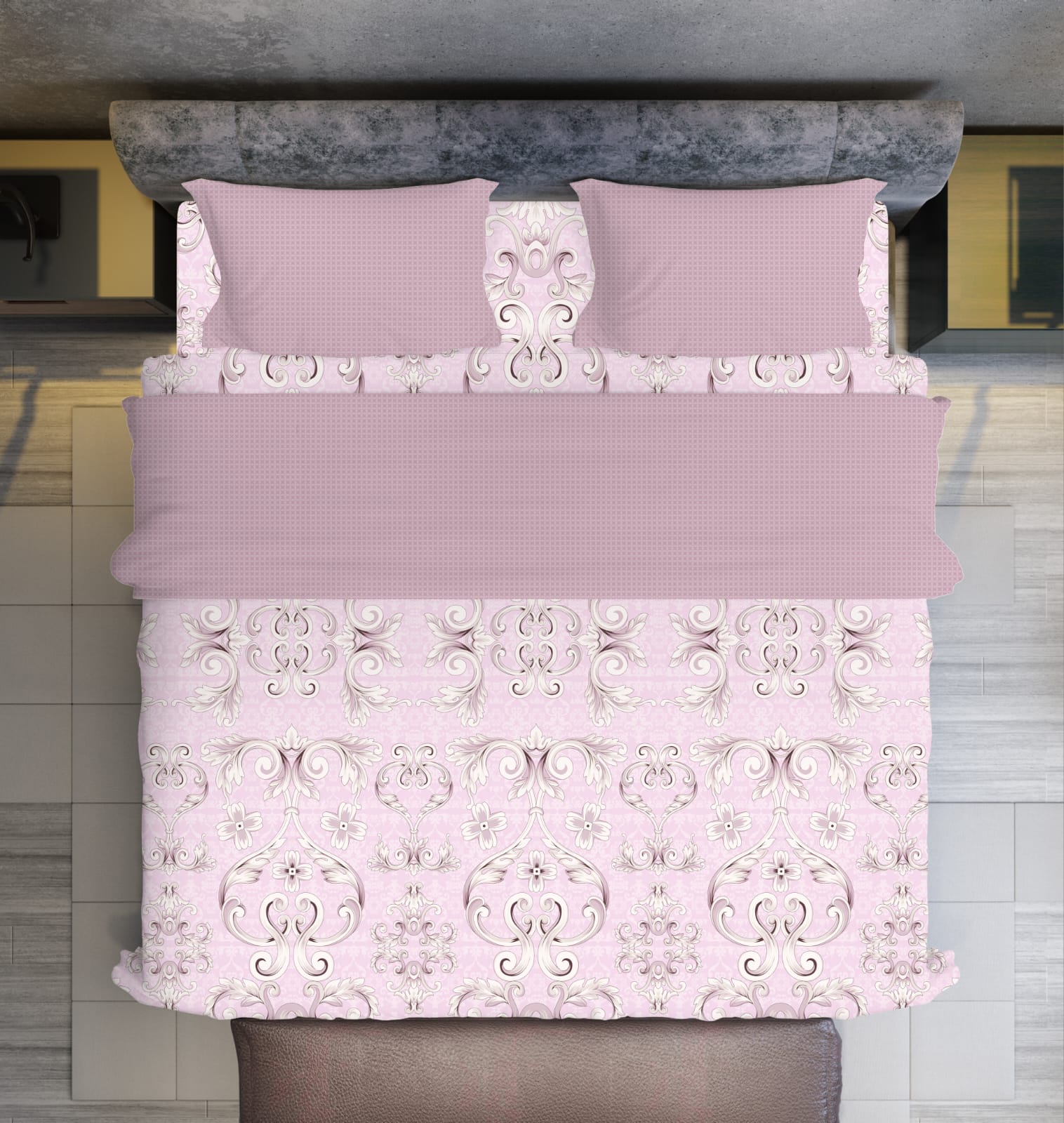 All-Season Ultrasonic Microfiber Comforter – Double Bed