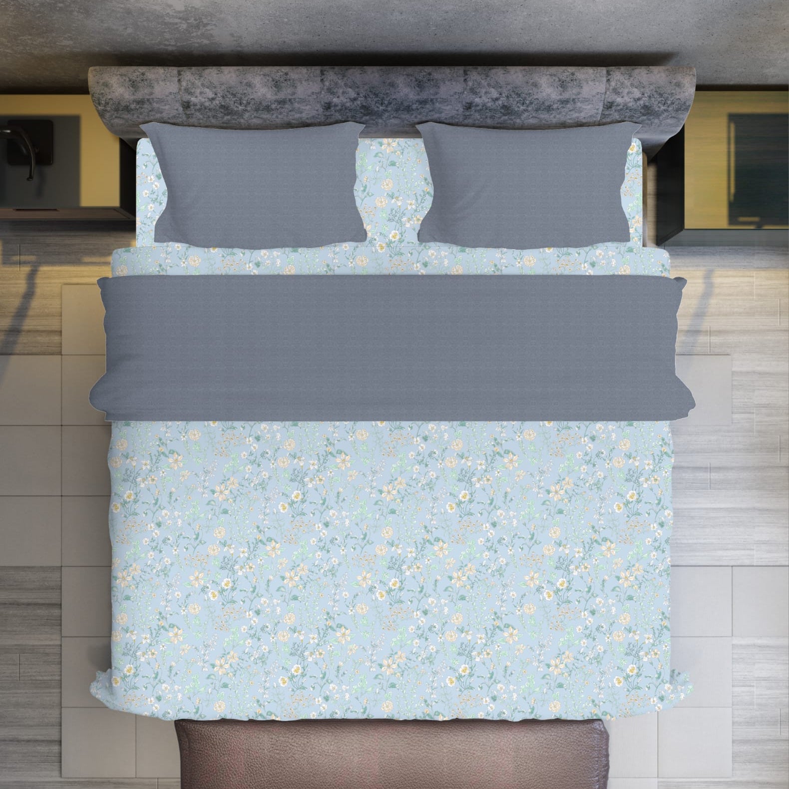 All-Weather Double Bed Ultrasonic Microfiber Comforter