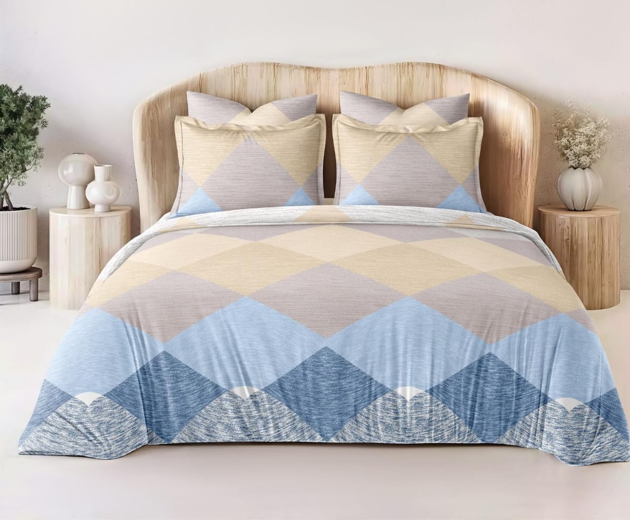 Designer Comforter Set (4 Pieces) – Premium Quality & Elegant Finish