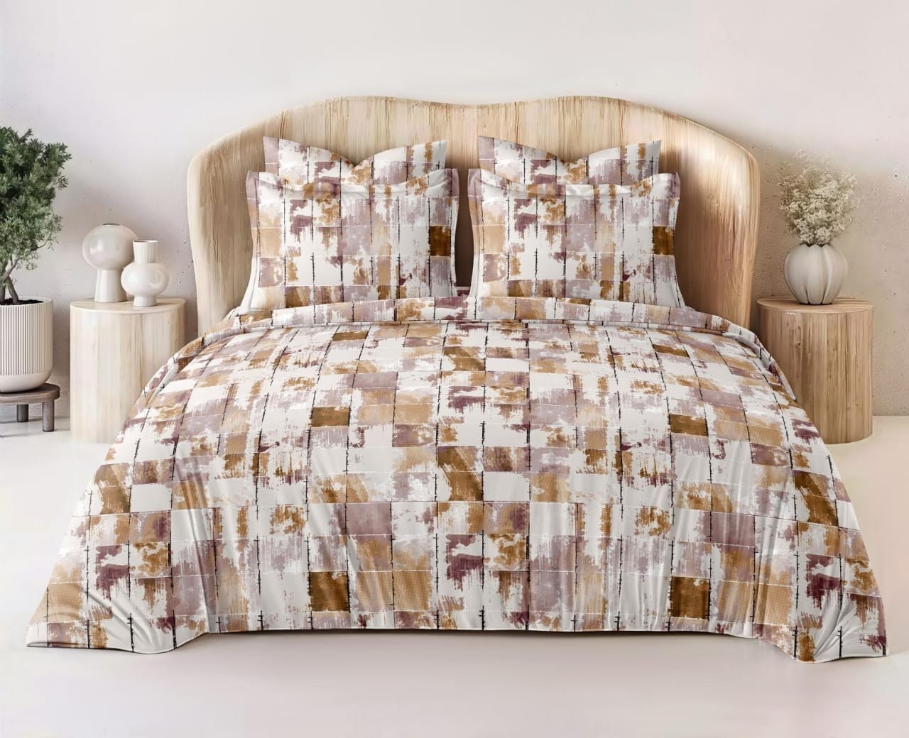 Premium 4-Piece Comforter Set with Bedsheet & Pillow Covers (110 GSM)
