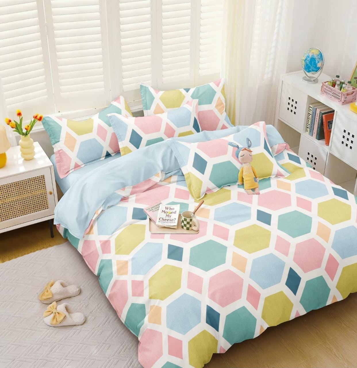 Ultra Soft Microfiber Comforter Set | Complete 4-Piece Bedding Set