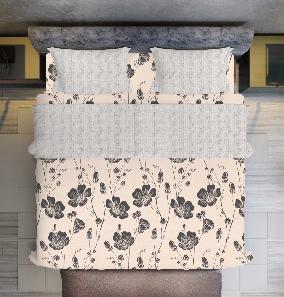 Luxury Bedding Set – Microfiber Bedcover with 2 Pillow Covers | 90 x 95 Inch