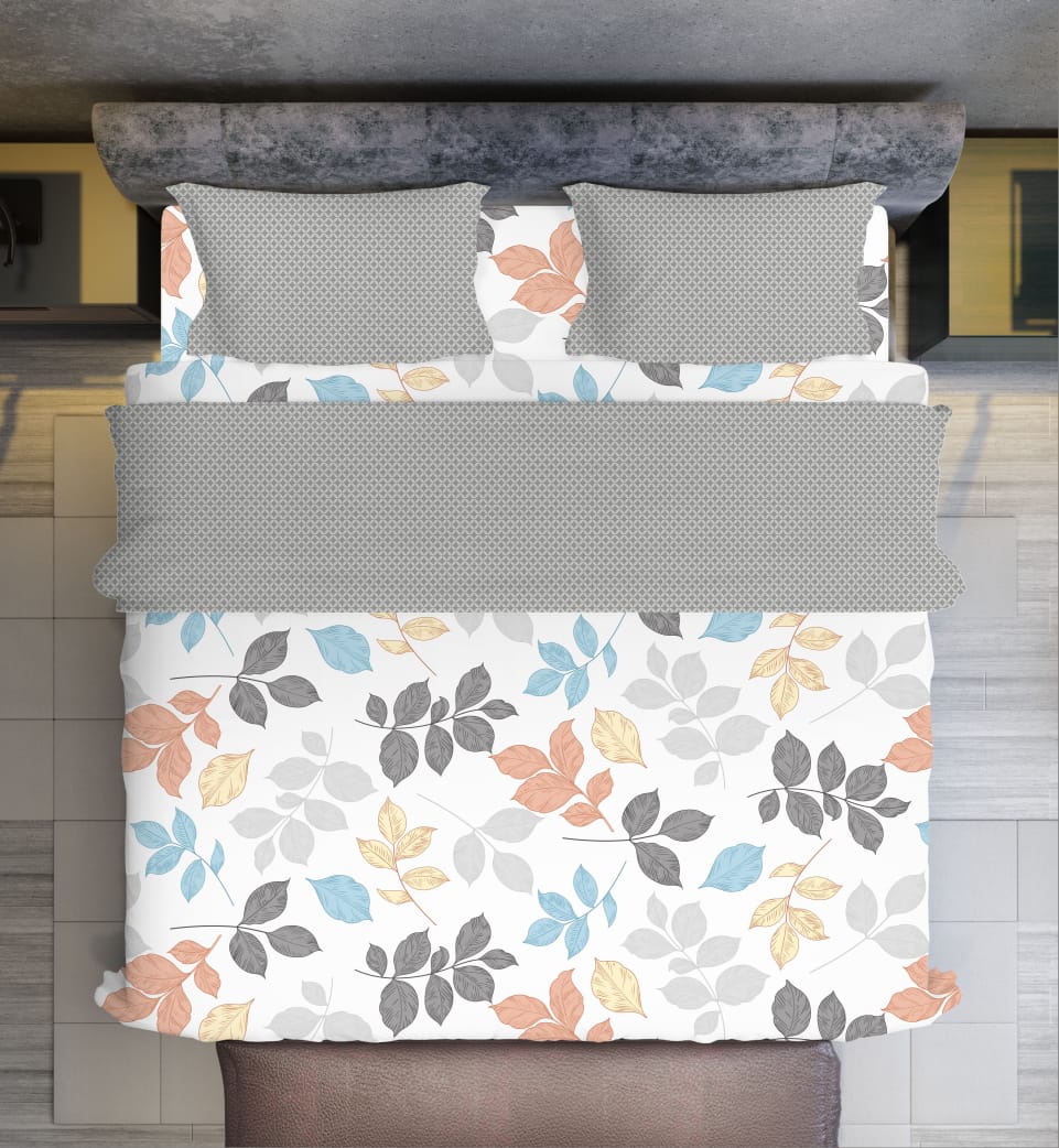 Premium Microfiber Bedcover Set with 2 Pillow Covers | Soft, Lightweight & Stylish Bedding Set