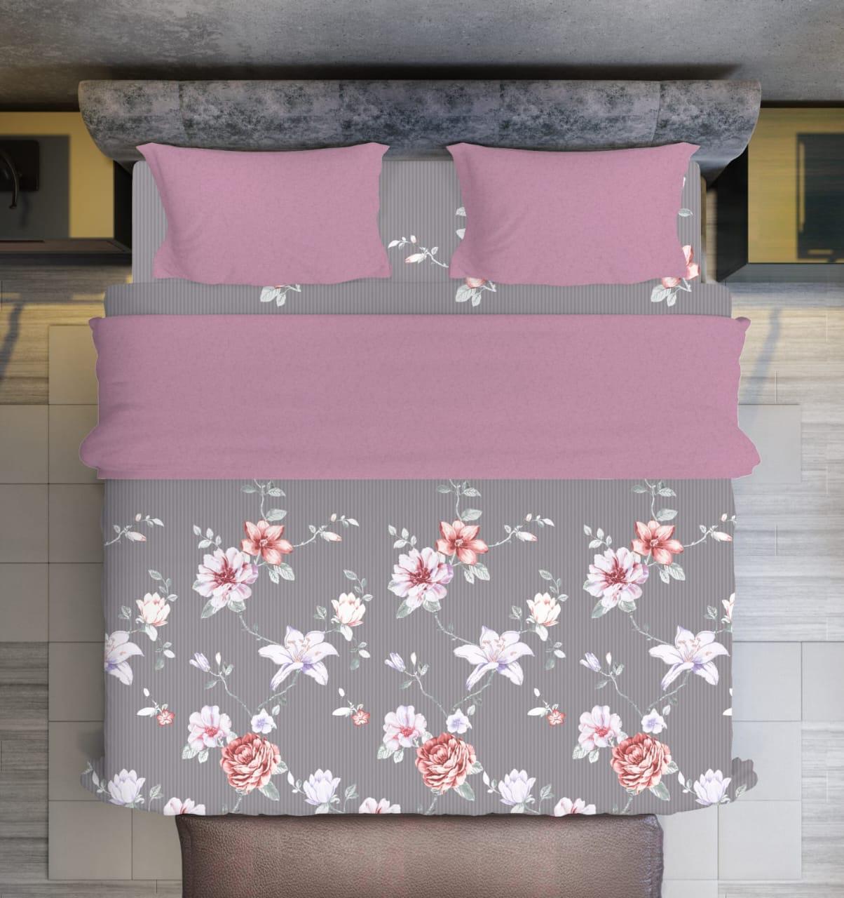 Luxury Bedding Set – Microfiber Bedcover with 2 Pillow Covers | 90 x 95 Inch