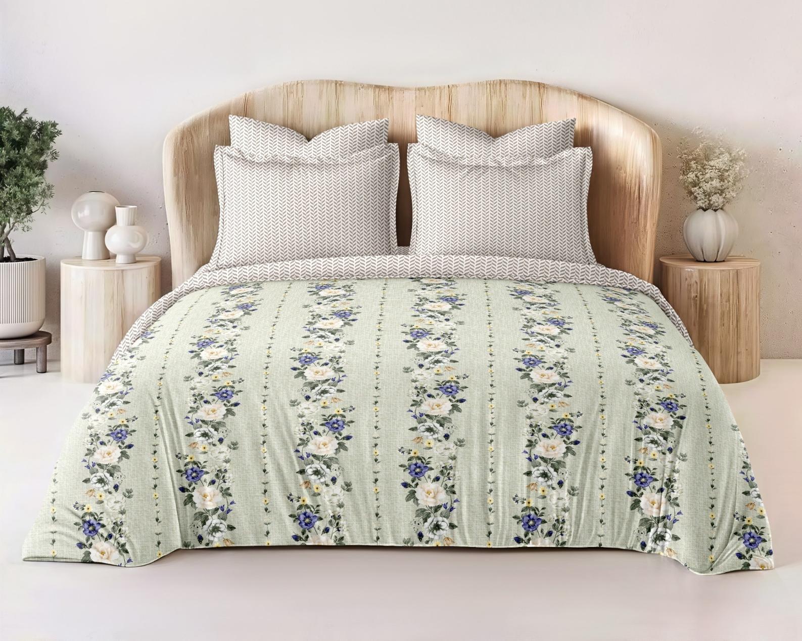 Premium Designer Comforter Set 4 Piece Complete Bedding Set