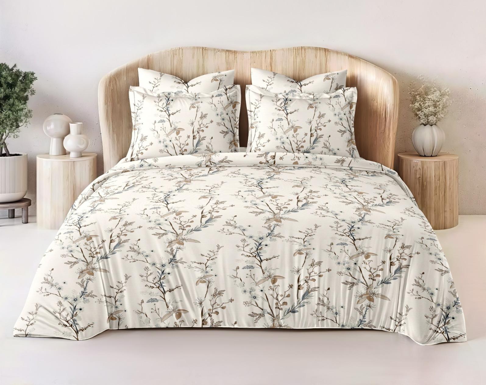 Elegant 4 Piece Comforter Set Designer Home Bedding Collection