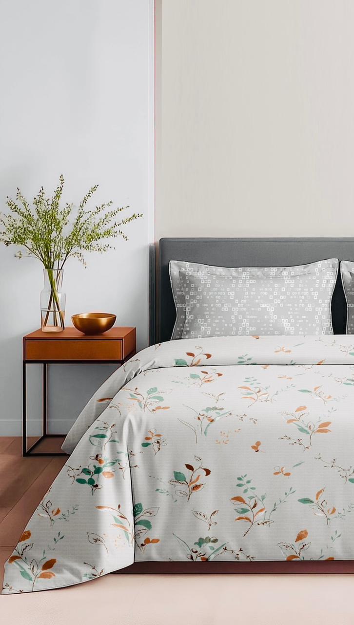 Elegant Cotton King Bedsheet Set with 2 Pillow Covers – 180 TC Premium Fabric