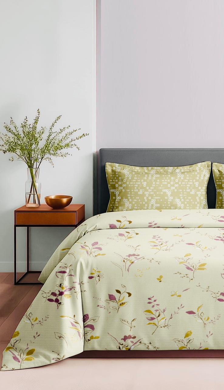 Elegant Cotton King Bedsheet Set with 2 Pillow Covers – 180 TC Premium Fabric