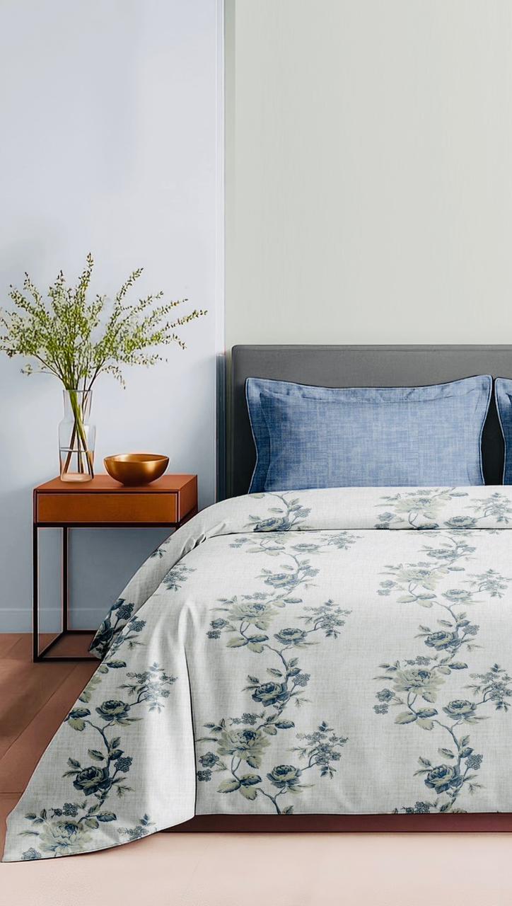 Soft & Breathable Cotton King Bedsheet Set – 180 TC, 2.75 x 2.75 m