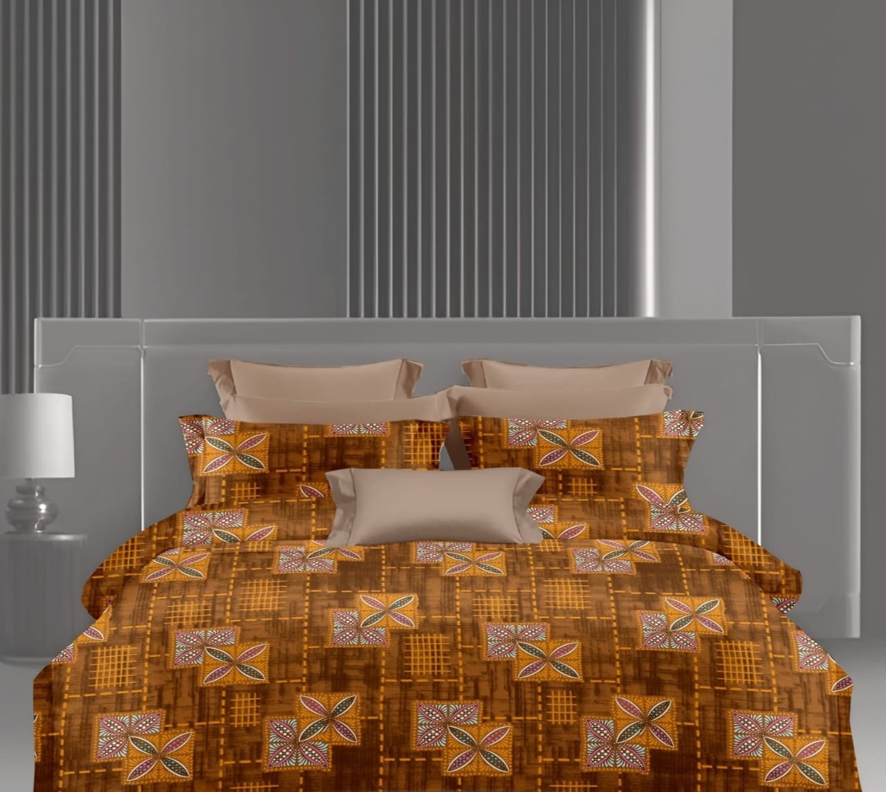 180 TC Cotton King Size Bedsheet Set