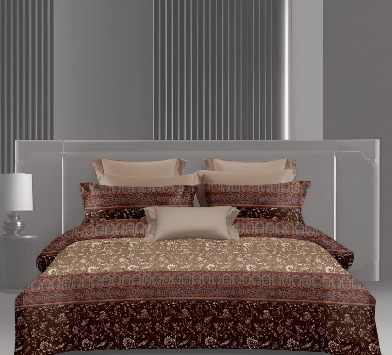 King Size Cotton Bedsheet with Pillow Covers