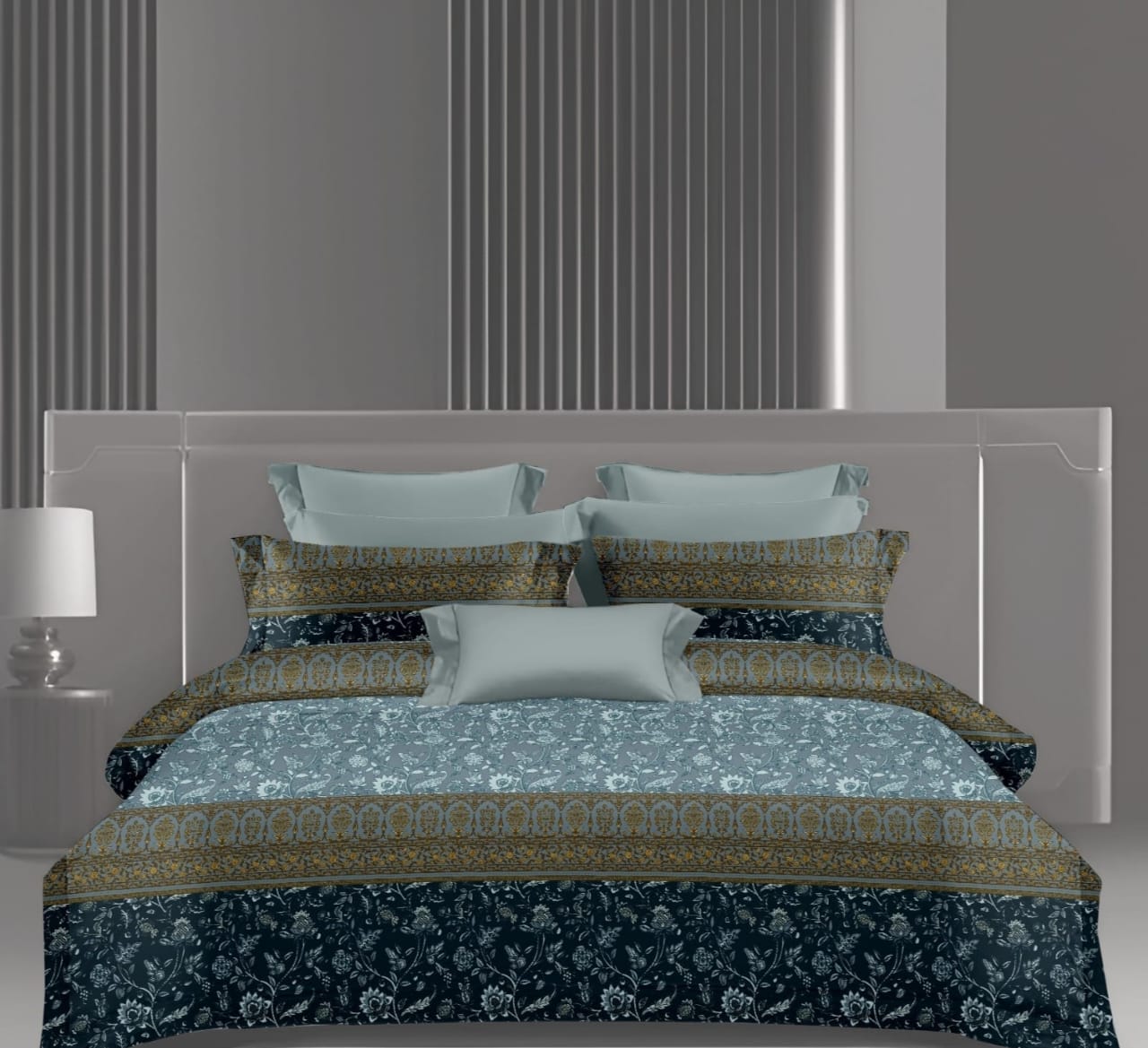 King Size Cotton Bedsheet with Pillow Covers
