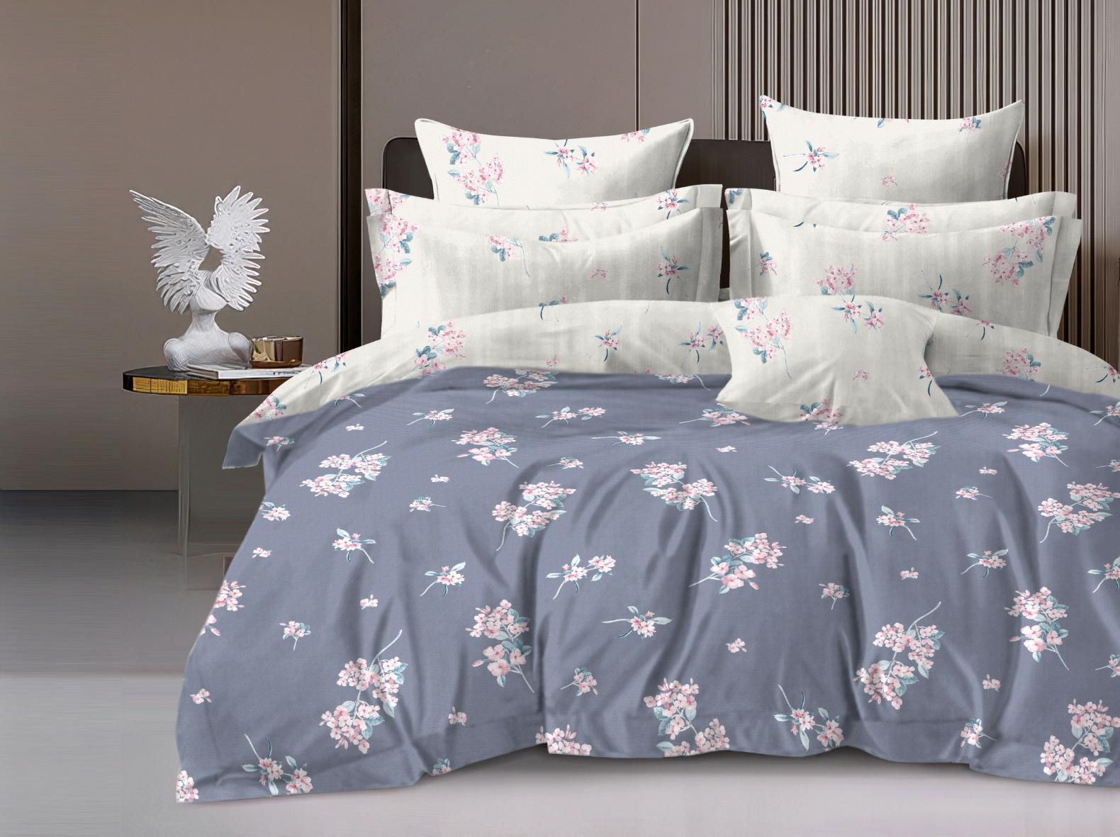 Luxury Micro Fabric Comforter Set – 5 Pieces (King Size)