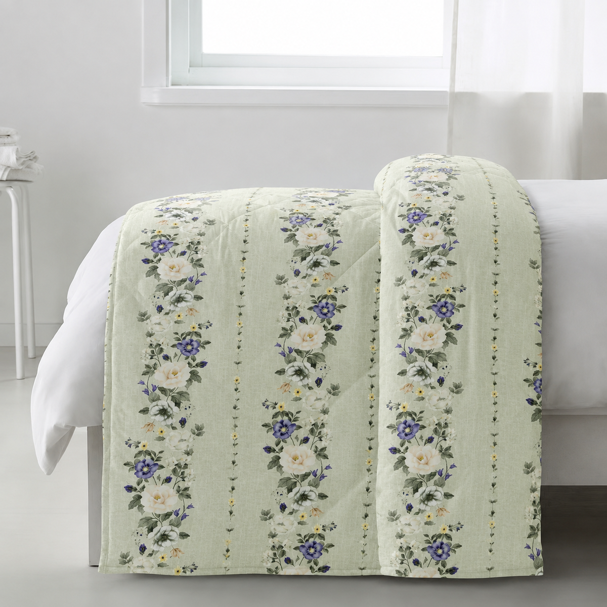 Premium Designer Comforter Set 4 Piece Complete Bedding Set