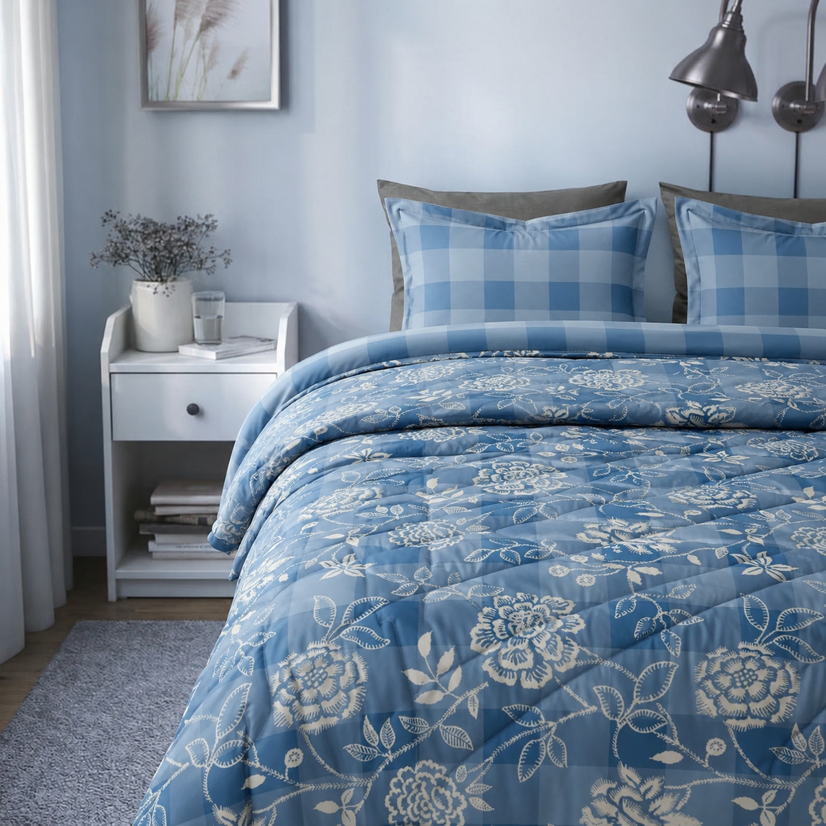 Elegant Designer Comforter Set (4 Pieces) Soft & Stylish Bedding