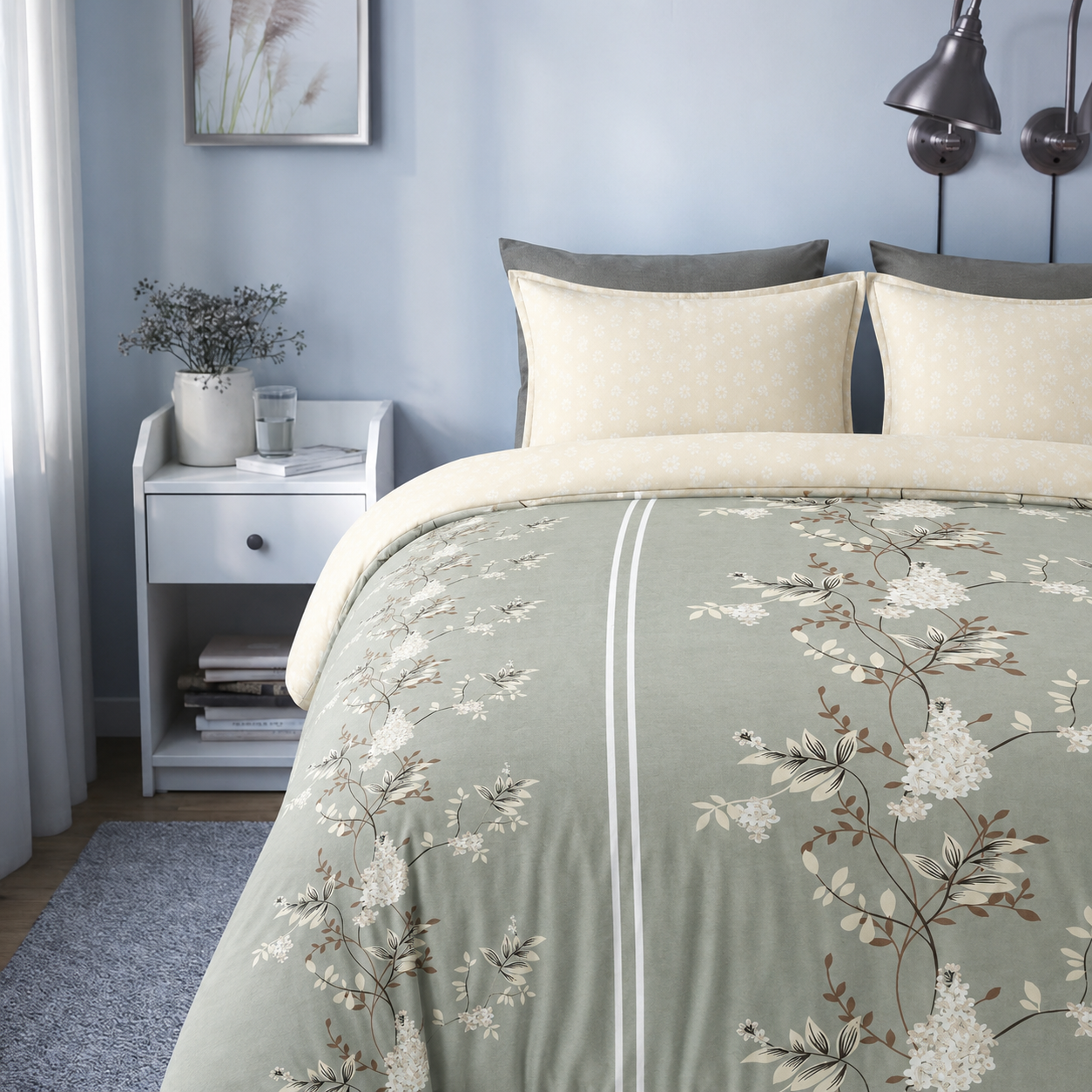 Premium 4 Piece Designer Comforter Set for Modern Bedrooms